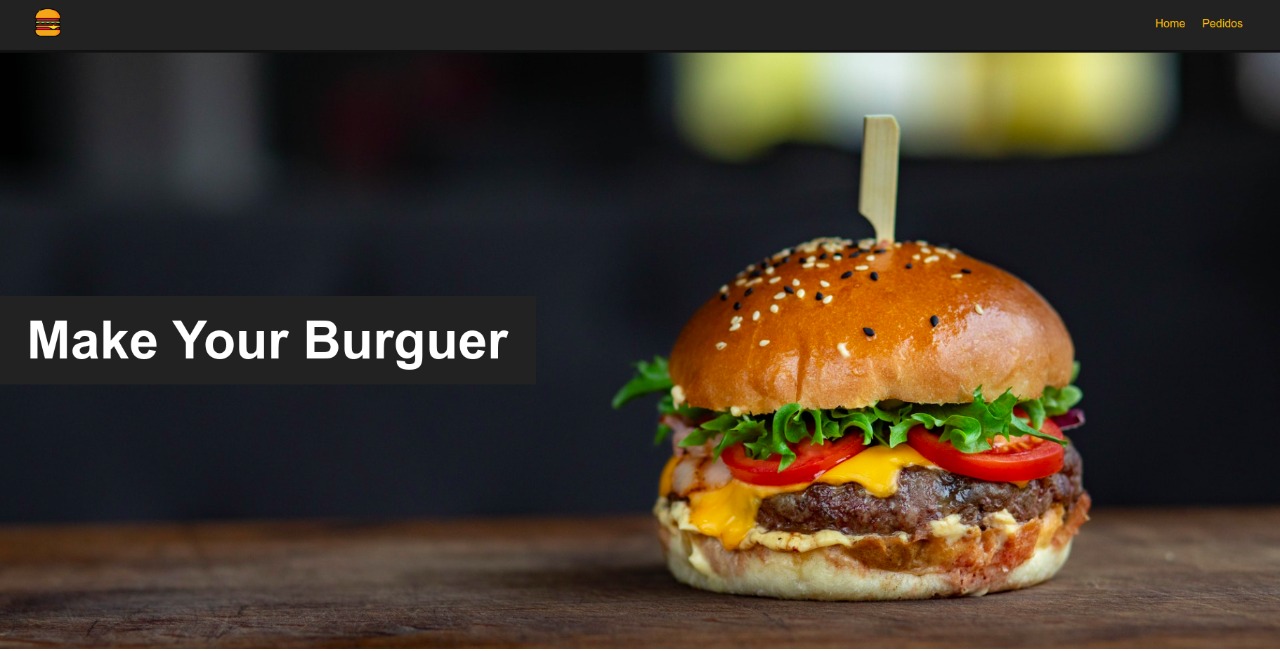 Make Burguer - App home screen